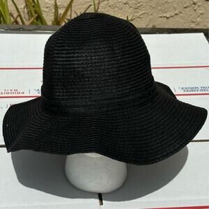 Black Shade Shore Sun Hat